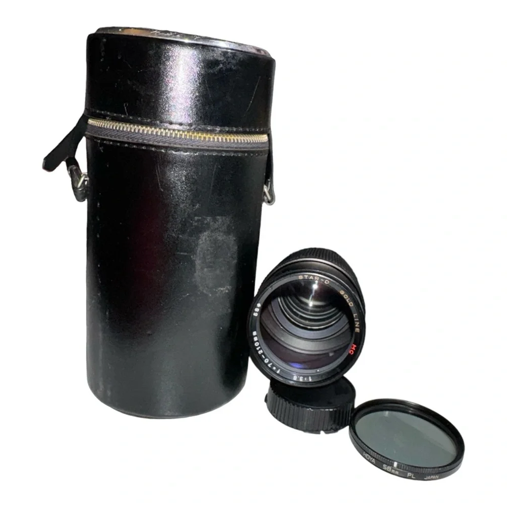 🔥 Star-D Gold Line 70-210mm f/3.8 58mm MC Mount Macro Japanese Lens W/ Case 🔥